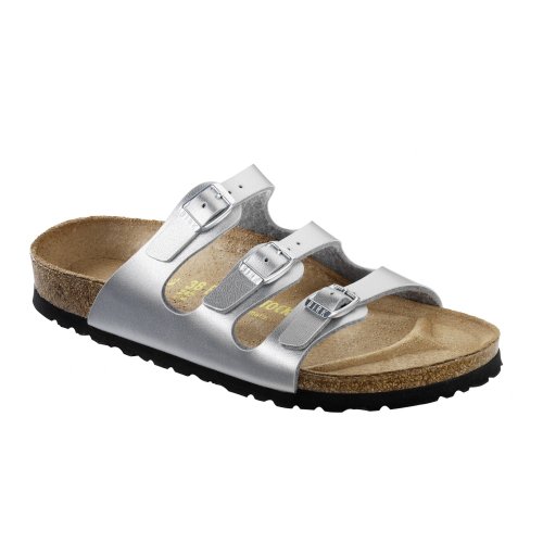 Image of Birkenstock womens Florida in Black from Birko-Flor Sandals 38.0 EU W