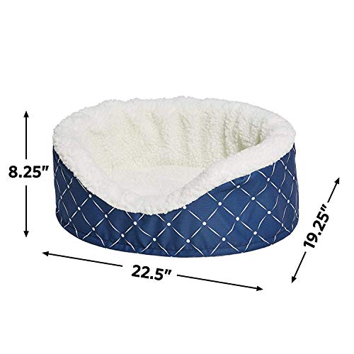Image of MidWest Homes for Pets CU25BLD Couture Orthopedic Cradle Pet Bed for Dogs & Cats, Small