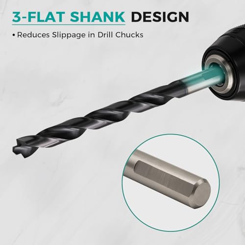 OSTTE TiAlN Coated Cobalt Drill Bit Set