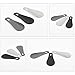 Cosmos Mini Shoe Horn Set of 3 Stainless Steel Metal Shoehorn Shoespooner 4 Inch Portable Shoe Schlipp Travel Shoe Spoon Aid Shoe Helper for Men, Women and Seniors