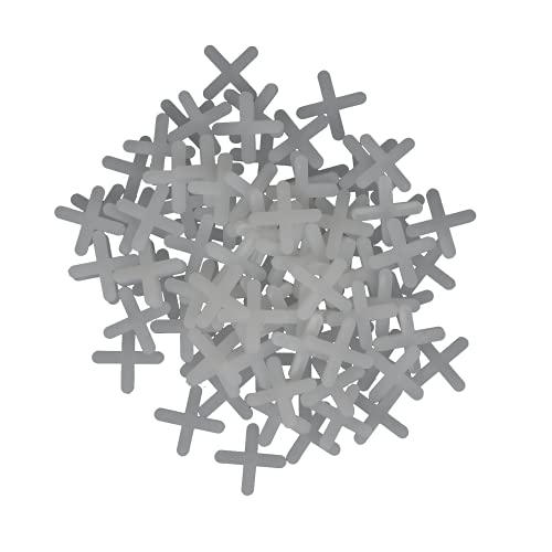 INTOX Fliesenkreuze 200 Stück weiss 4,0mm breit zum Fliesen verlegen