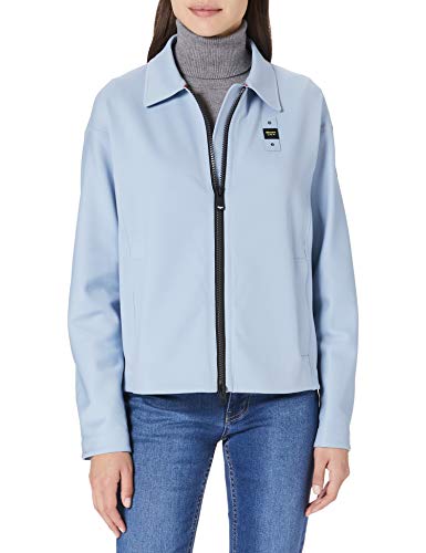 Blauer Giubbini Corti Sfoderato veste imperméable coutures soudées nastrato