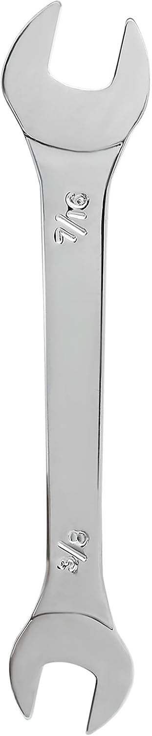 Thin Open-End Wrench SAE, 3/8" 7/16" Double-Ended Wrench