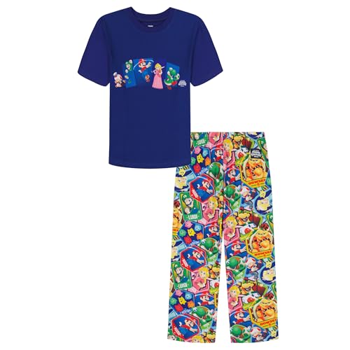 The Super Mario Galaxy Movie Boys 2-Piece Loose-fit Pajama Set Soft & Comfortable MARIO MOVIE 6
