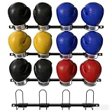 SQXLXDD 4Pcs Set Wall Mount Boxing Gloves Rack, Hang Up Glove Dryer Holder, Boxing Gloves Organizer for Garage Gym Training Room, Gloves Display Stand for Home Shopping Center