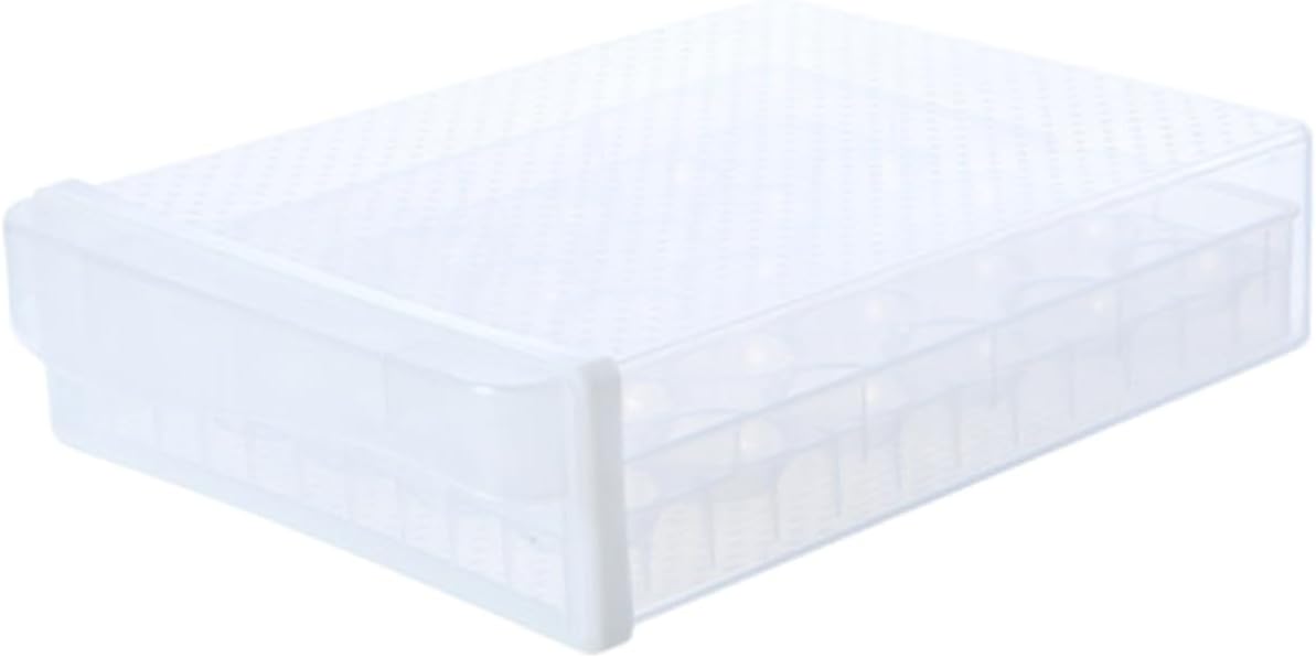 LIFKOME Tray Holder Dual Refrigerator Organizer for Safe Storage Food-grade Material for Kitchen and Outdoor Use