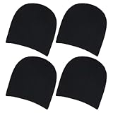 2 Paia Cuscinetti in Gomma per la Riparazione del Tacco Delle Scarpe, Spessi Antiscivolo Riparazione Tacco Scarpe Cuscinetti Tagliabili per Stivali da Uomo e da Donna (Nero)