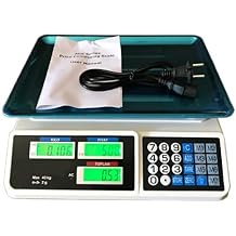 Dual Screen 40 kg 2 gr Rechargeable Electronic Precision Scale