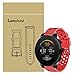 for Polar Vantage M Band, Lamshaw Silicone Replacement Wristbands Sport Strap with Metal Buckle for Polar Vantage M Smartwatch (Red)