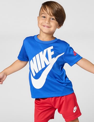 Image of Nike Boys' Dri-FIT Sportswear T-Shirt and Mesh Shorts 2-Piece Outfit Set