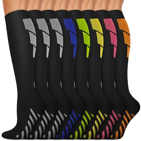 Copper Compression Socks For Men & Women Circulation-Best For Med...