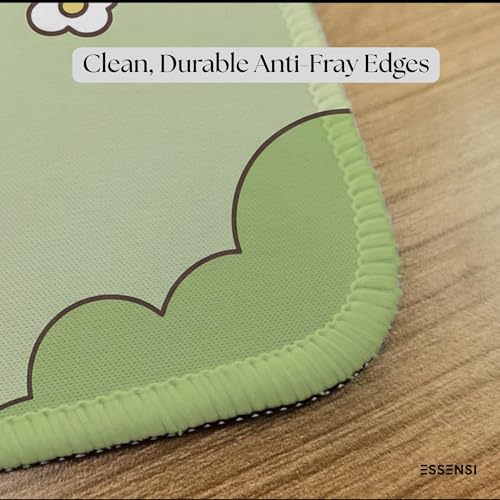 Image of Mouse Pad for Laptop & Desktop | 9x7 Inch Anti-Fray Stitched Edges | Non-Slip Rubber Base | Desk Setup Accessory for Students, Gamers & Professionals (Kawaii Friends)