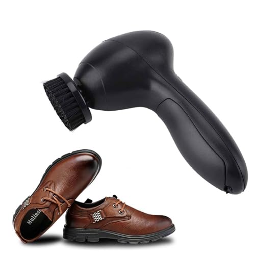 Electric Shoe Polisher, 5.31 * 2.76 * 1.77in Electric Shoe Polisher Machine Cleans Brushes Car Seat Maintenance Dust Cleaner Brush for Leather Bags, Handbag, Car Seats