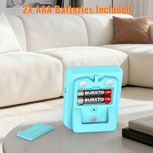 MOSTRUST Digital Dual Kitchen Timer, 3 Channels Countdown Triple Timer for Cooking, Magnetic Memory-Preset Large-Display Adjustable Alarm Volume, Multi Times Management, 3A Battery Included, Blue