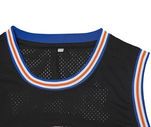 CAIYOO Camiseta masculina de basquete nº 23 com pulseira luminosa de silicone, Preto, 3G