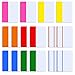SIQUK 320 Pieces Tabs 2 inch Index Tabs Sticky Page Markers Colored Tape Flag Dispensers for Reading Notes, Books and File Folders, 16 Sets 8 Colors