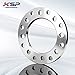 KSP 8 Lug Universal Wheel Spacers 12mm, 1/2in 8x6.5 8x165.1 8x170 8x180 Lug Spacer for F350 250 Ram 2500 3500 Express Silverado Suburban Sierra 2500 3500HD Dually Wheel, 2PCS CNC Machined Spacer