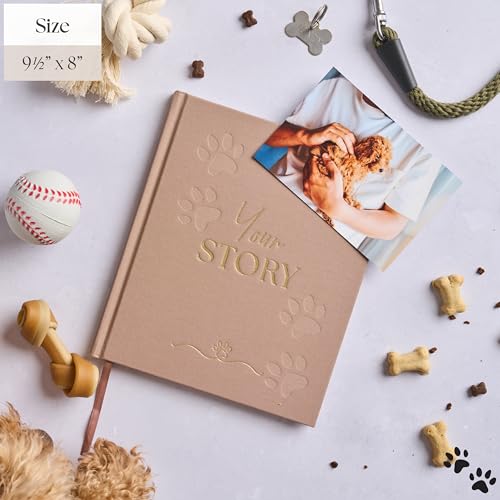 Neues Geschenk für Welpen – Erinnerungsbuch für Hunde und Erinnerungsfotoalbum, Geschenk für neue Welpenbesitzer, Hundeliebhaber und Haustiereltern, Scrapbooking
