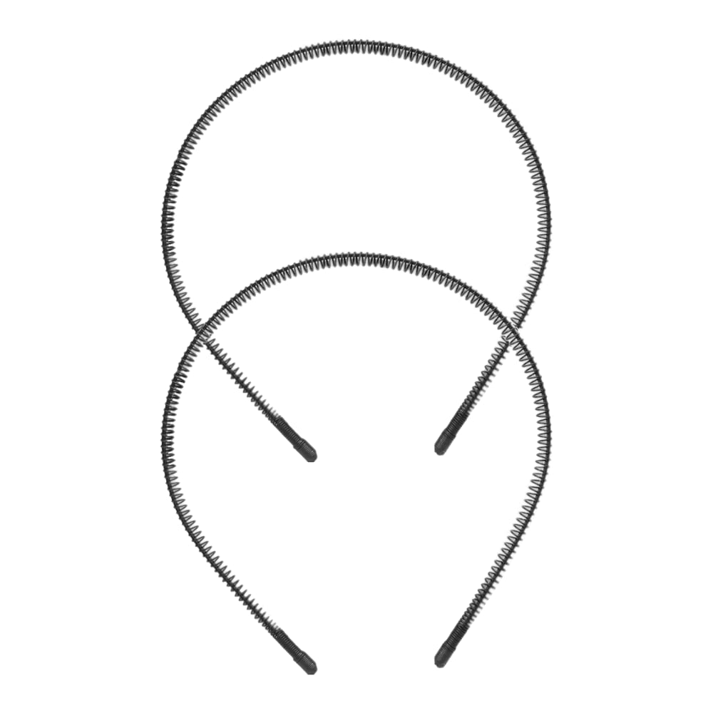 2 Piezas Diademas de Metal, Multi Style Metal Hair Hoop, Spring Wave Diadema para el Cabello Aro, Diademas de Metal Ondulado, Usado para Correr, Baño y Maquillaje Diademas de Metal