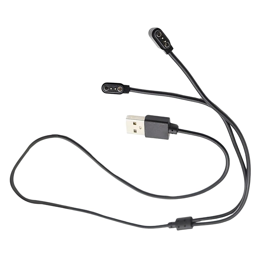 Elnwnnkc Intelligent Glasses Double Charging Cable 2 Pin 2.5mm Charging Cord Efficient 2 in 1 Charging Cable for Enhances