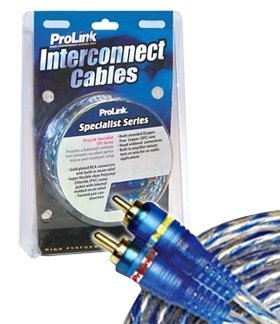 ProLink "Specialist Series" Stereo RCA Interconnect Cables - 1 Male to 2 Female Y Cable