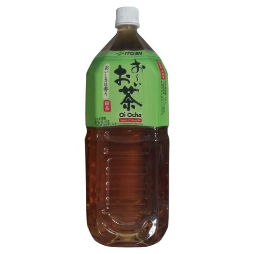 Itoen Unsweetened Green Tea, 67.6-Ounce (Pack of 6)