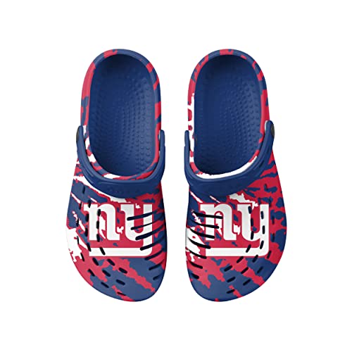 Image of FOCO Mens NFL Team Logo Tie-dye Garden Water Sandals Shoes Slipper Clogs with Strap