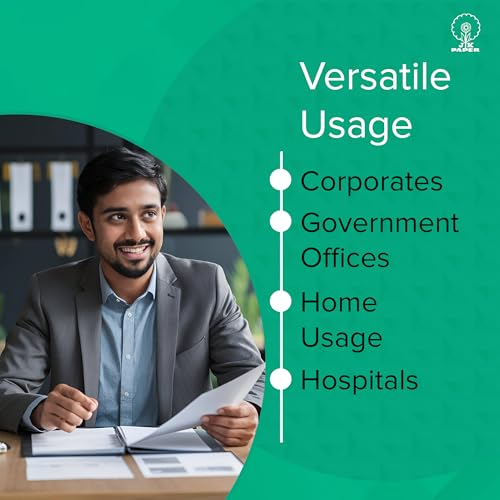 JK Easy Copier Paper | A4 Size | 70 GSM | 500 Sheets | White Paper, 1 Ream | For Laserjet & Inkjet Printer | Fast Drying | Both Side Print | Eco Friendly | ColorLok (Pack of 1) | One Ream (Image - 4)