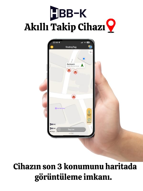 HBB-K ANDROID & IOS Uyumlu AirTag GPS Akıllı Takip Cihazı