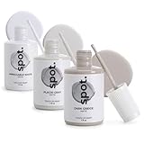 spot. Touch-Up Paint | Matte Finish for Cabinets, Walls, Doors & Furniture | Multi-Tone Gray Repair Kit | Quick-Dry, Self-Priming, Low-Odor, Eco-Friendly | No-Sanding or Primer Needed | 3 Pack