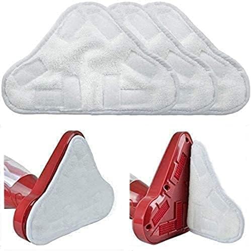 3pcs Replacement Pads Compatible For H2O H20 X5 Steam Mop Cleaner Floor Washable Microfibre Pads