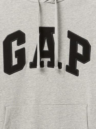 Image of Gap Men Embroidered Relaxed Fit Full Sleeve Hoodie