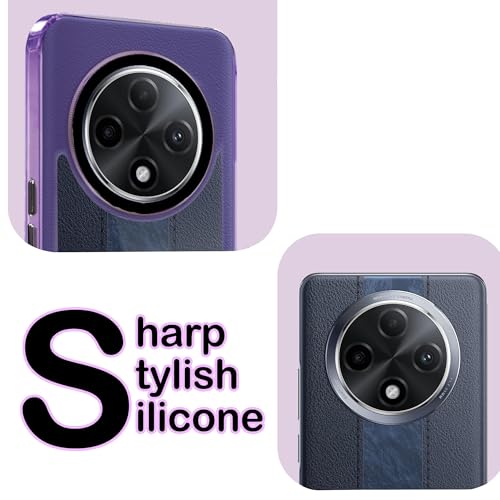 Image of A rtistque Ultra Stylish Back Cover Case for Oppo F27 Pro Plus 5G | Premium Shockproof TPU | Protective Design | Oppo F27 Pro Plus 5G Cover - Purple