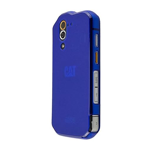 caseroxx TPU-Carcasa para Cat S60, Carcasa (TPU-Carcasa en Azul)