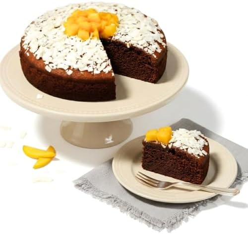 ANDY ANAND CHOCOLATIER Sugar Free Dunked Mango Coconut Cake, Enjoy the Amazing Taste of a Classic Cake Without the Sugar, Dunked in Fresh Puree, Traditional Recipe and Perfect for Guilt Free Celebrations (2.5 lb)