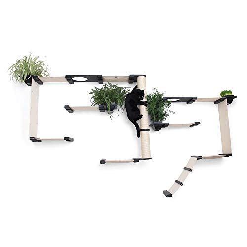 Set Jardín para Gatos con Niveles, Rascador y Hamaca miniatura 4