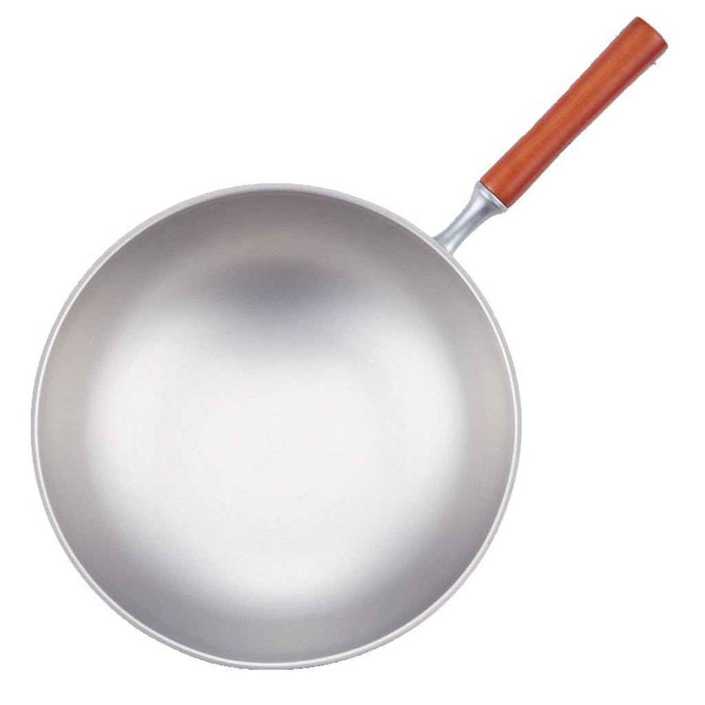 Poêle à frire antiadhésive sans revêtement à fond rond pour cuisine maison