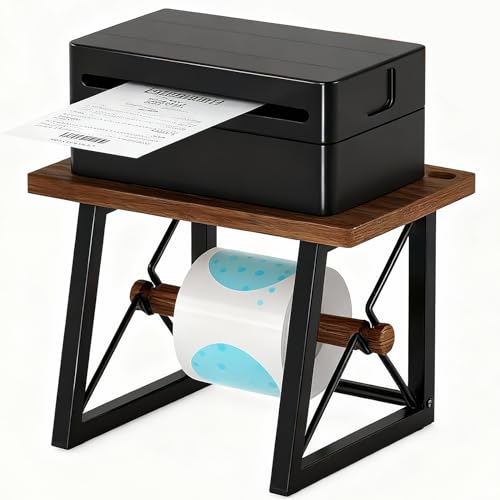 Wooden Label Holder for Thermal Printers