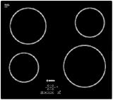 Ceramic hob bosch pke611b17e Bosch PKE611B17E hobs - Placa (Incorporado, Cerámico, Tocar, Parte superior delantera, 1m) Negro