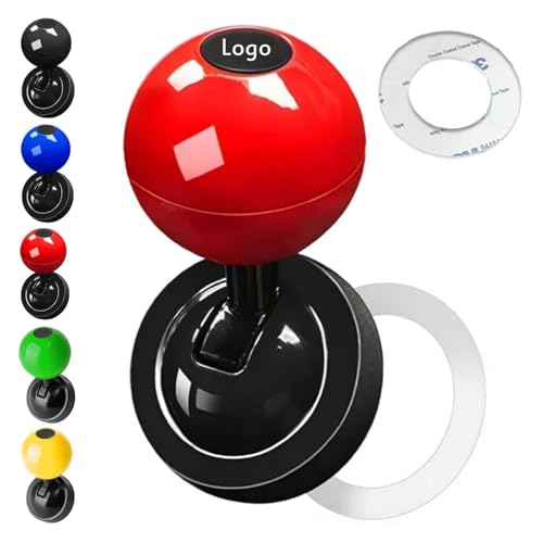 Universal Metal Push Start Button Cover Applicable to Most Vehicles Easy Installation Automotive Accessory(Red,for GMC)