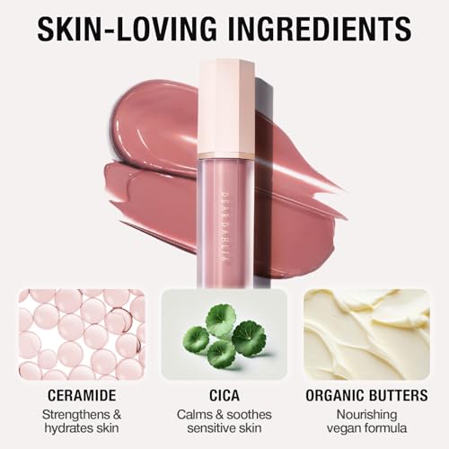 Image of DEAR DAHLIA Petal Drop Liquid Blush (Classy) - US Exclusive Color, Natural Dewy Glow Serum Blush, Buildable & Blendable, Sheer Watercolor Finish, Vegan Korean Makeup for Cheeks, 0.14 oz