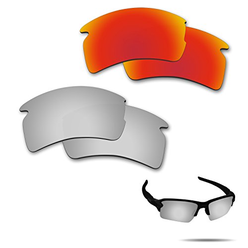 Lentilles polarisées de rechange pour lunettes Oakley Flak 2.0 XL hommes