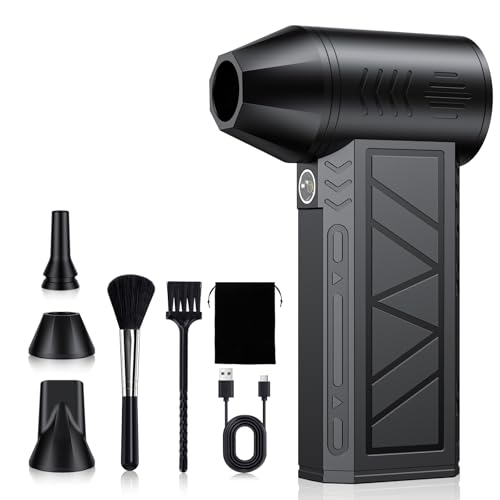 Compressed Air Duster, 130000 RPM High-Speed Electric Air