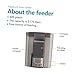 LIOOBO Automatic Fish Feeder Mini Timing Feeder for Aquarium 10l Capacity Fish Tank Accessories Automatic Feeding for 1-4 Times Daily