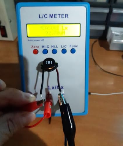 Image of Inductor Capacitor Tester, High Precision Handheld LC Meter, Inductive Capacitance Meter Kit, 1pF-100mF, 1uH-100H (LC200A)
