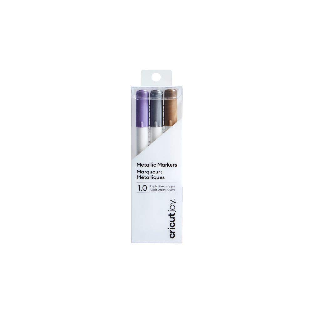 CricutJoy Markers 1.0 Metallic Violet Slv Copper