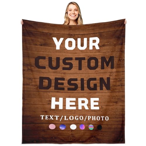 Custom Logo Blanket for Company - Personalized Corporate Gifts for