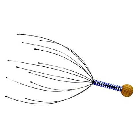 hunpta Head Hair Held Scalp Neck Equipment Stress Release Relax Massager (A) Cover