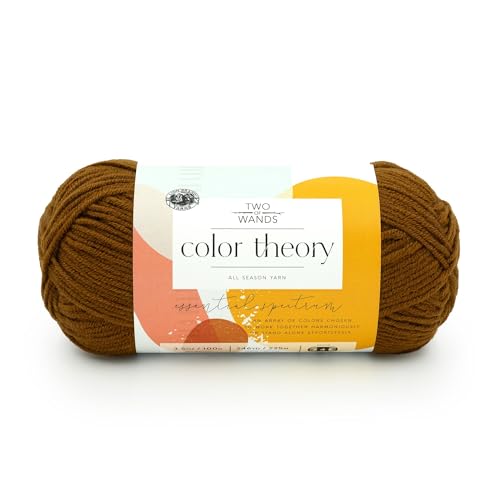 Image of Lion Brand Yarn, Color Theory Worsted Weight Yarn for Knitting and Crochet, Spice, 1 Pack, Acrylic Fiber with Modern Color Palette, Perfect for Sweaters, Hats and Cozy Blankets