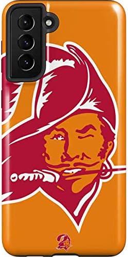 Skinit Pro Phone Case Compatible with Galaxy S21 Plus 5G - Officially Licensed NFL Tampa Bay Buccaneers Large Logo Design